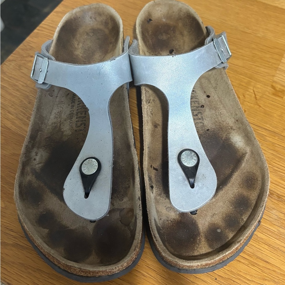 Birkenstock Silver Gizeh